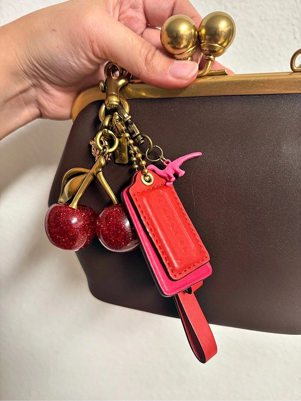 Remade Coach Cluster Charm